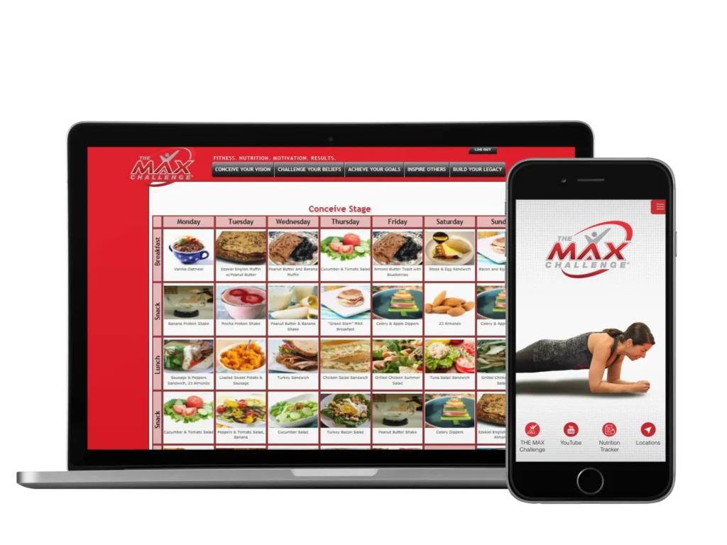 Nutrition program meal plan app